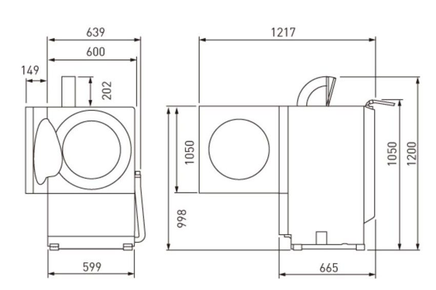 Máy giặt Panasonic NA-D106X1WVT - Hàng chính hãng