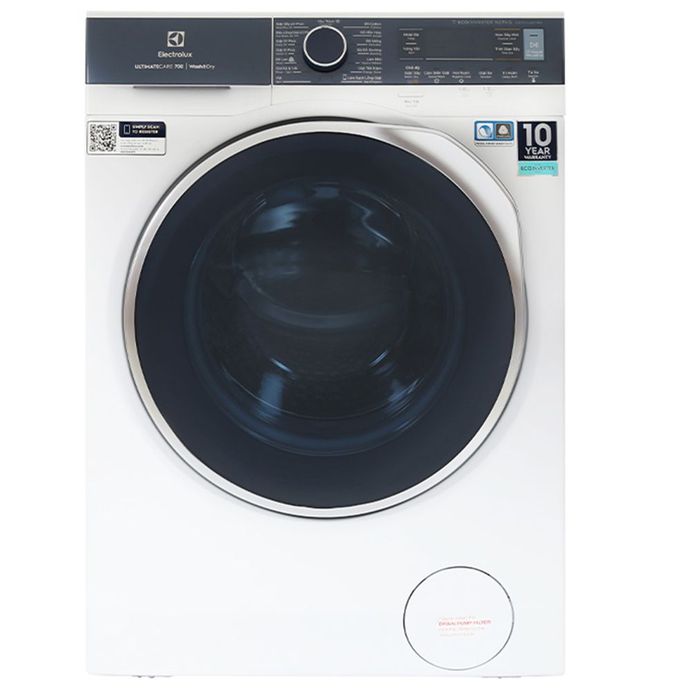 Máy giặt sấy Electrolux Inverter 11 kg EWW1142Q7WB - Hàng chính hãng