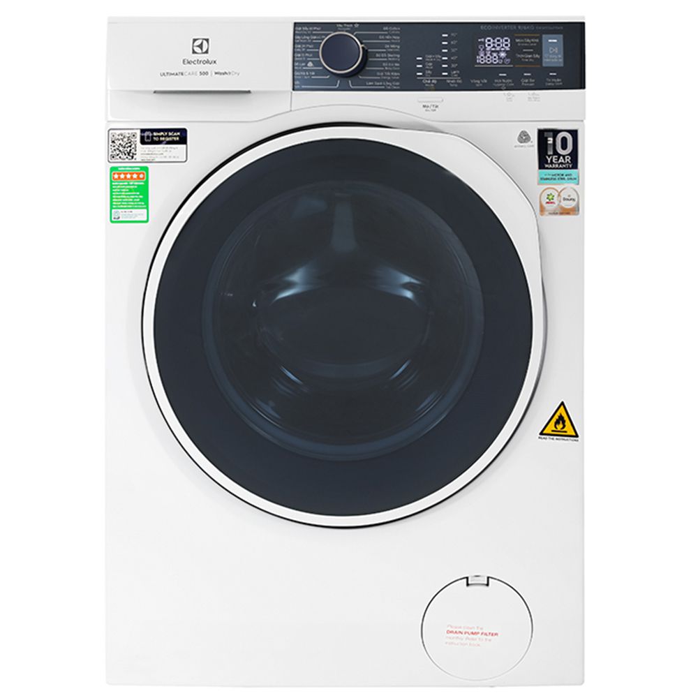 Máy giặt sấy Electrolux Inverter 9 kg EWW9024P5WB - Hàng chính hãng