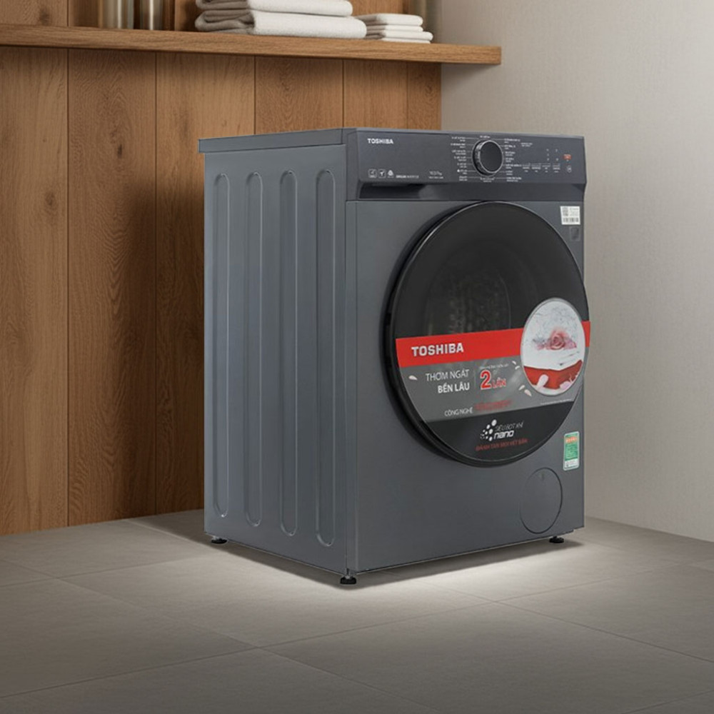 Máy giặt sấy Toshiba Inverter giặt 10.5 kg - sấy 7 kg TWD-T21BU115UWV(MG) - Hàng chính hãng