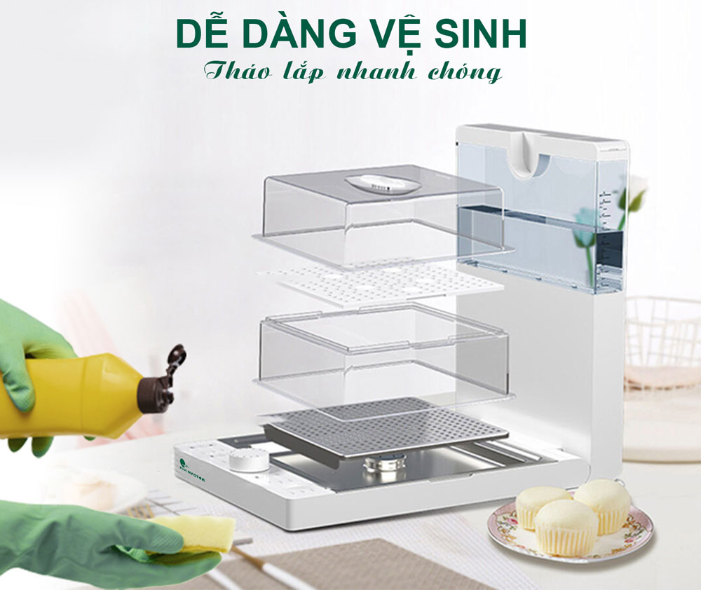 Máy hấp gấp gọn FujiMaster FJM-1602 - Hàng chính hãng