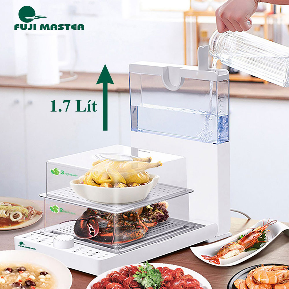 Máy hấp gấp gọn FujiMaster FJM-1602 - Hàng chính hãng