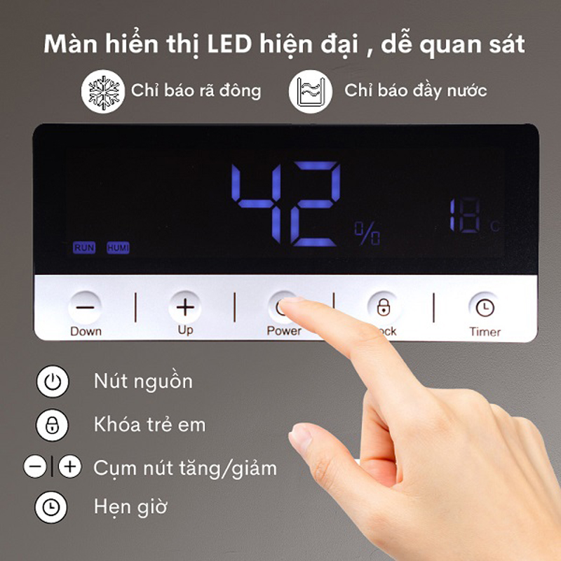 Máy hút ẩm công nghiệp Fujihaia DH90B - Hàng chính hãng
