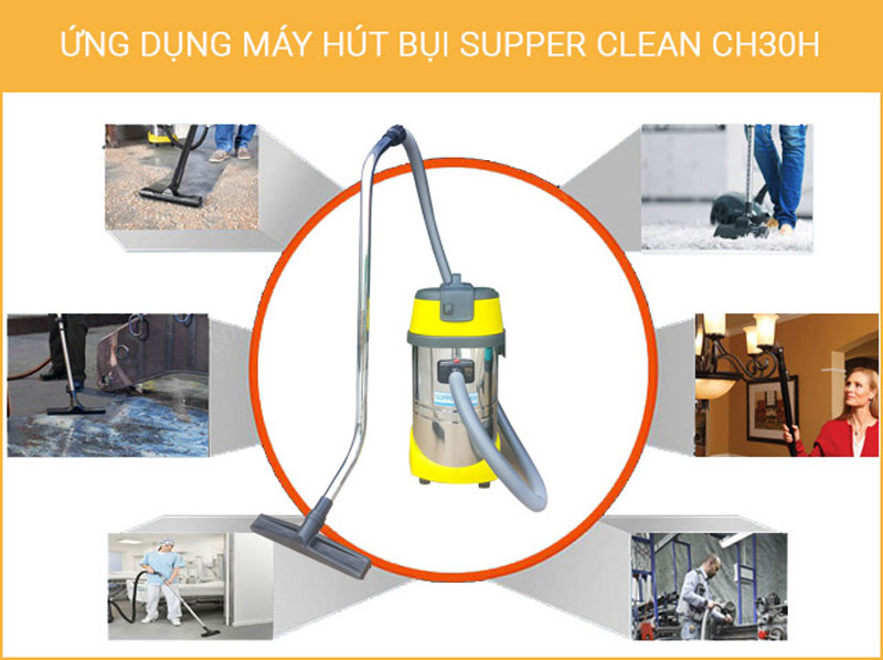 Máy hút bụi văn phòng Supper Clean CH30H - Hàng chính hãng