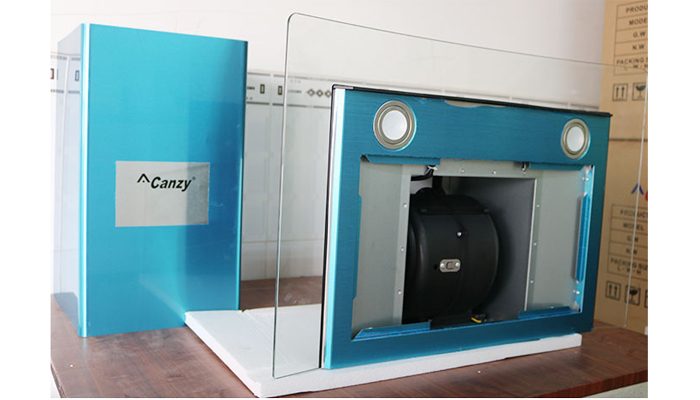 Máy hút mùi tum kính Canzy CZ-3570 - Hàng chính hãng