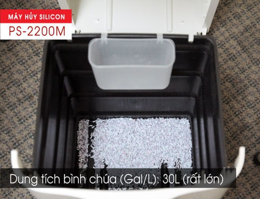 Máy hủy tài liệu Silicon PS-2200M - Hàng chính hãng