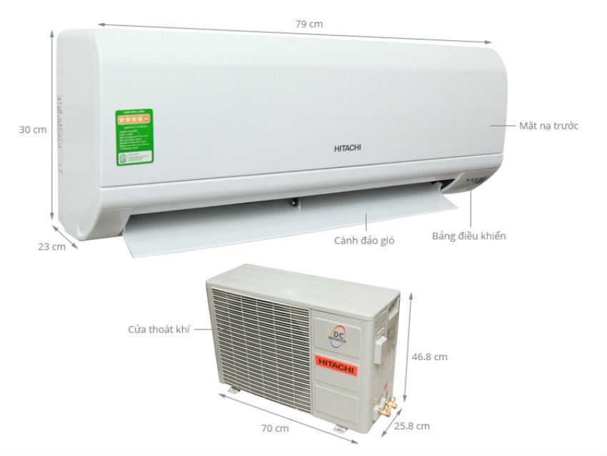 Máy lạnh Hitachi RAS-F10CG - Hàng chính hãng