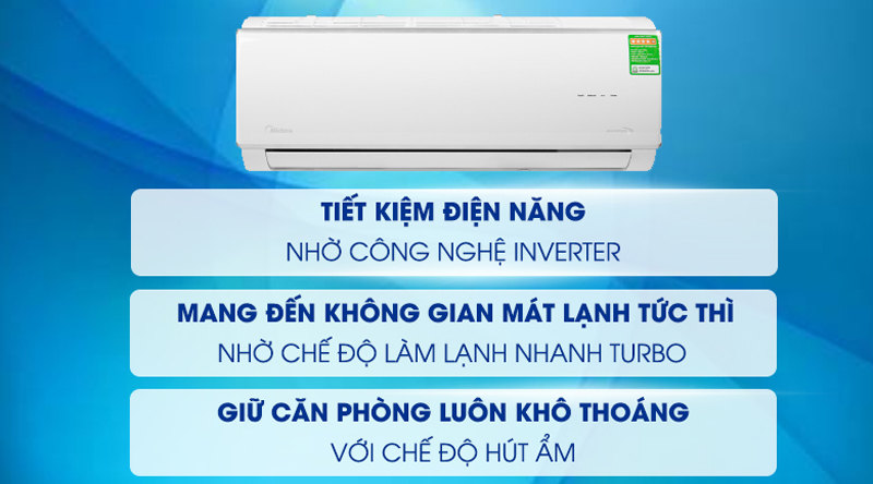 Máy lạnh inverter Midea MSAFC-10CRDN8 - Hàng chính hãng