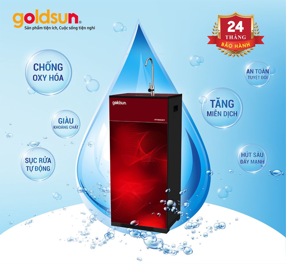 Máy lọc nước 11 lõi RO Goldsun FA1801(R) - Hàng chính hãng