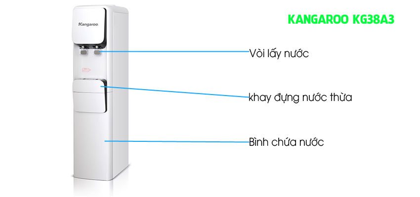 Cây nước nóng lạnh Kangaroo KG38A3 - Hàng chính hãng