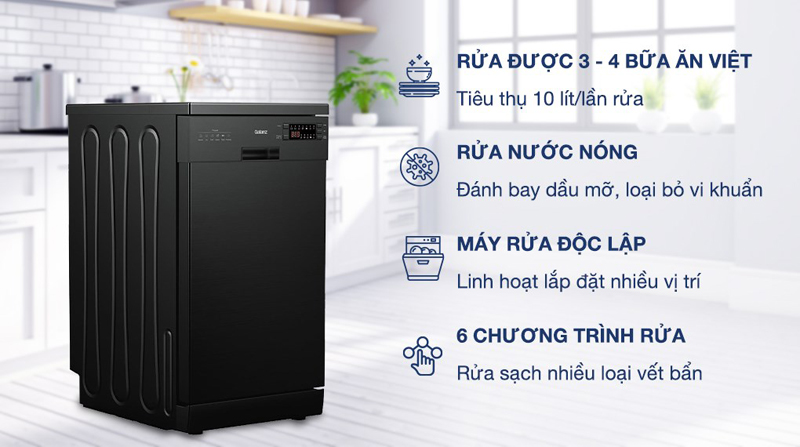 Máy rửa chén độc lập Galanz W45A3A401S-0E1(B) - Hàng chính hãng