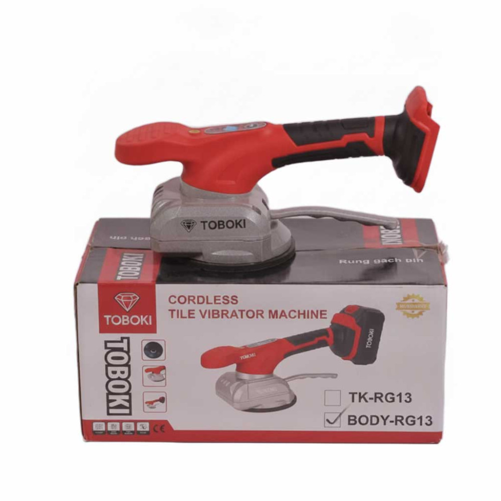 Máy rung hít gạch lát nền pin 21V Toboki TK-RG13 - Hàng chính hãng