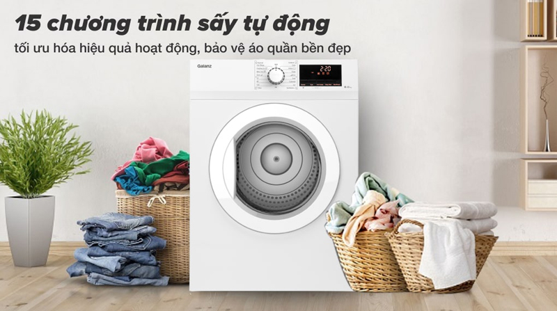Máy sấy thông hơi Galanz DV-80T5C(S) - Hàng chính hãng