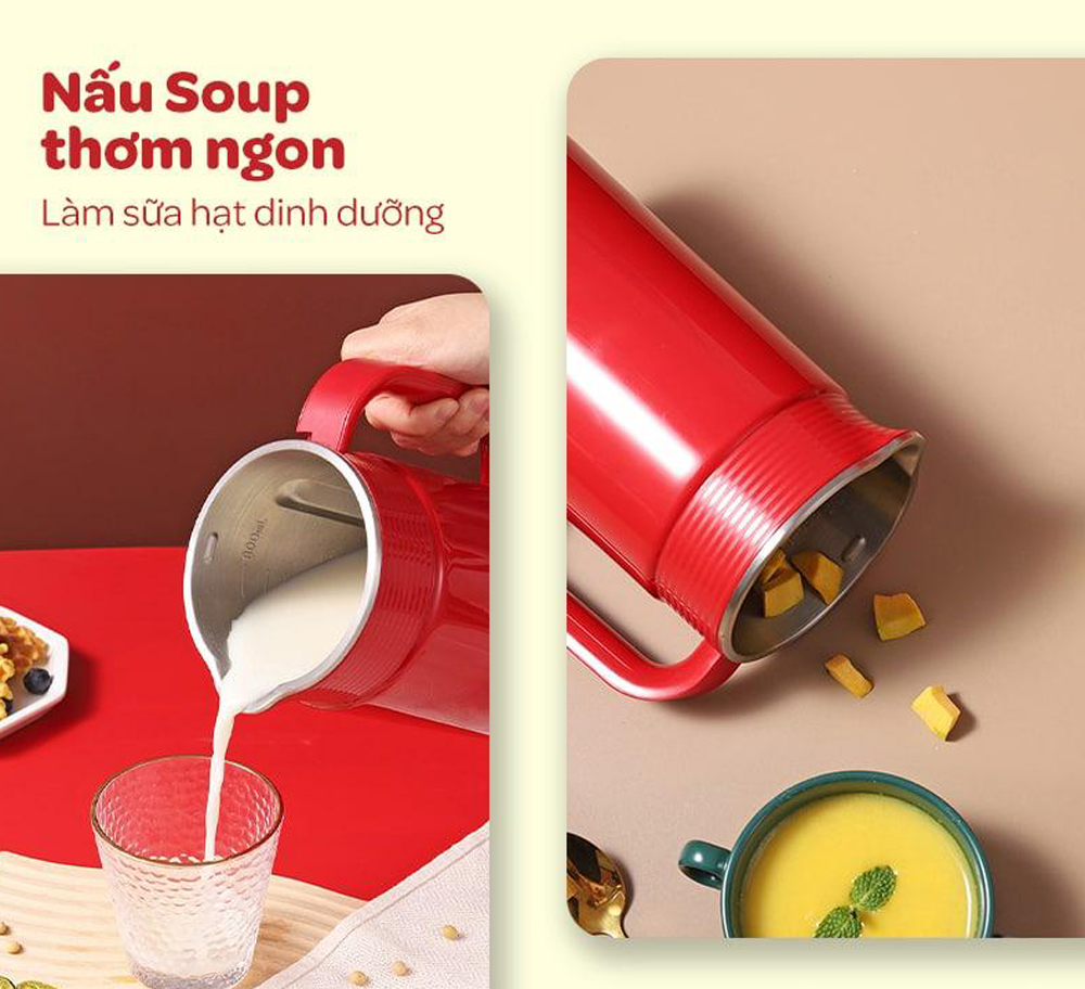 Máy xay nấu đa năng Lazychef LC-01SH - Hàng chính hãng