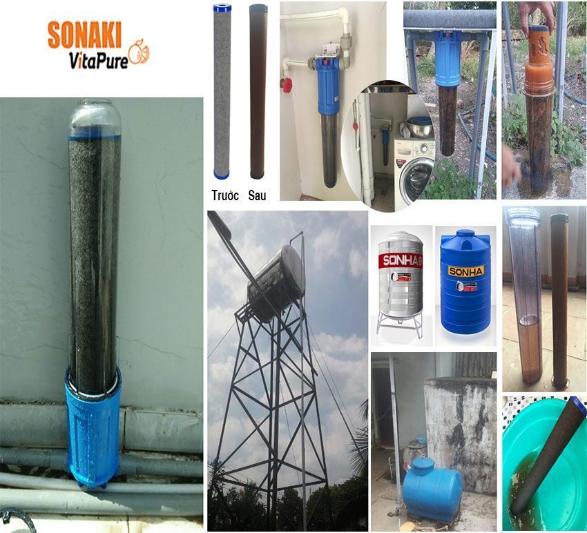  Máy lọc nước toàn ngôi nhà Sonaki WP-700C - Hàng chính hãng