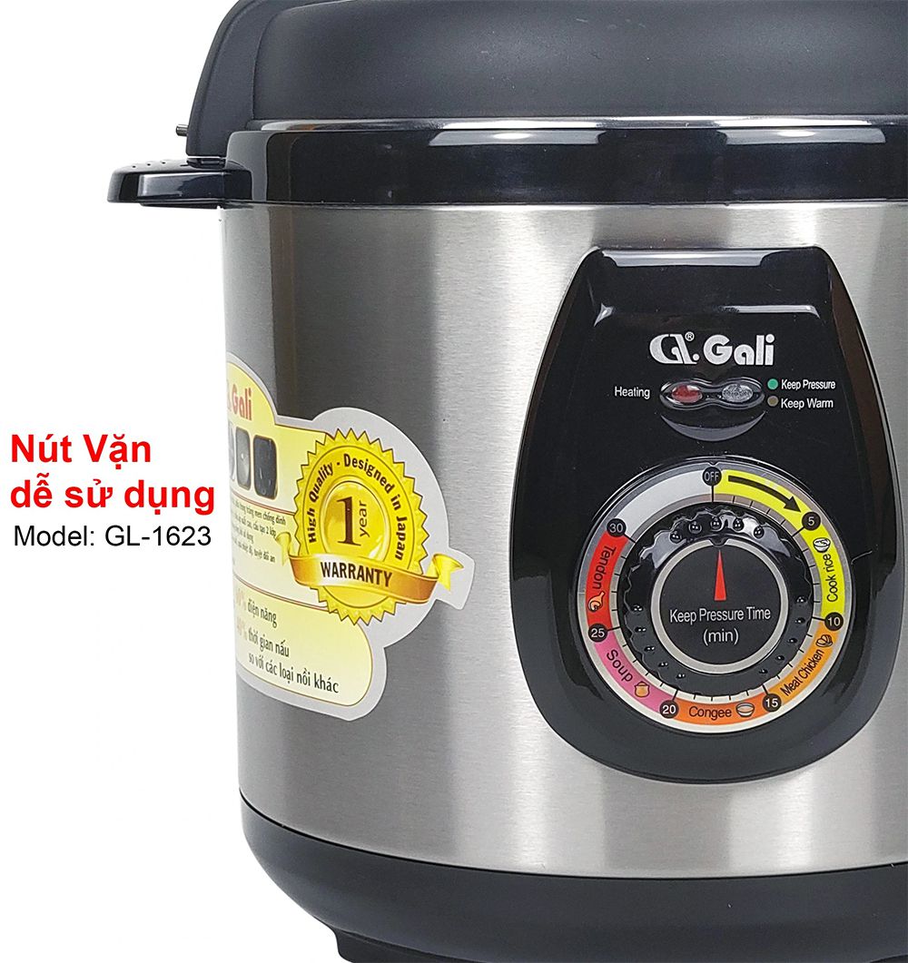Nồi áp suất điện Gali GL-1623 - Hàng chính hãng