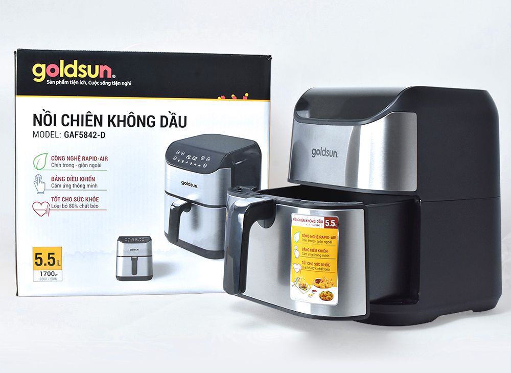 Nồi chiên không dầu Goldsun GAF5842-D - Hàng chính hãng
