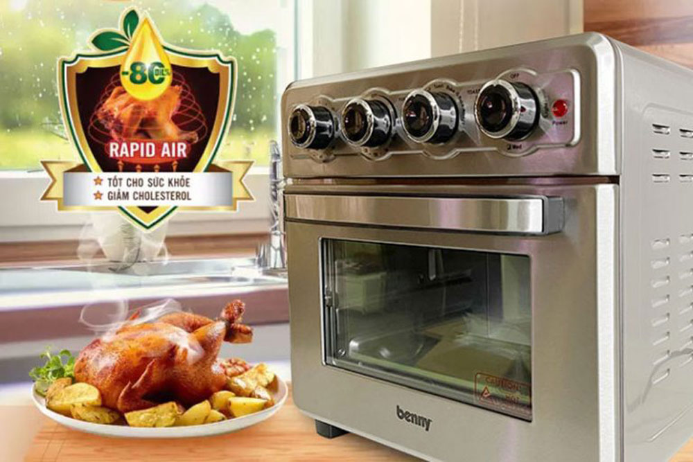 Nồi chiên không dầu cơ Benny BAF-210 - Hàng chính hãng