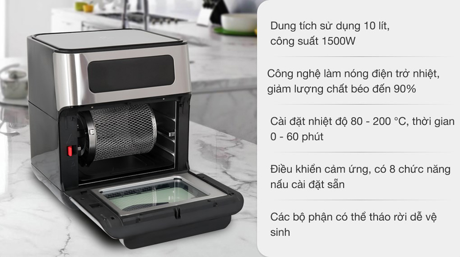 Nồi chiên không dầu Hawonkoo 10 lít AFH-101 - Hàng chính hãng