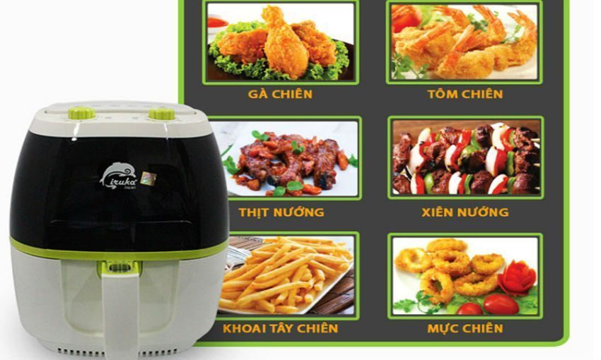 Nồi chiên nướng chân không Iruka I-55 - Hàng chính hãng