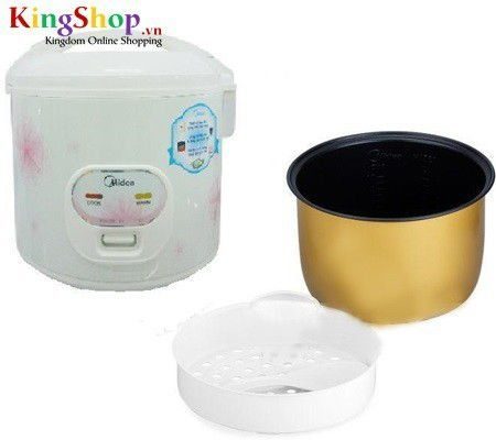 Nồi cơm điện Midea CM-10SD - Lòng nồi chống dính - Hàng chính hãng