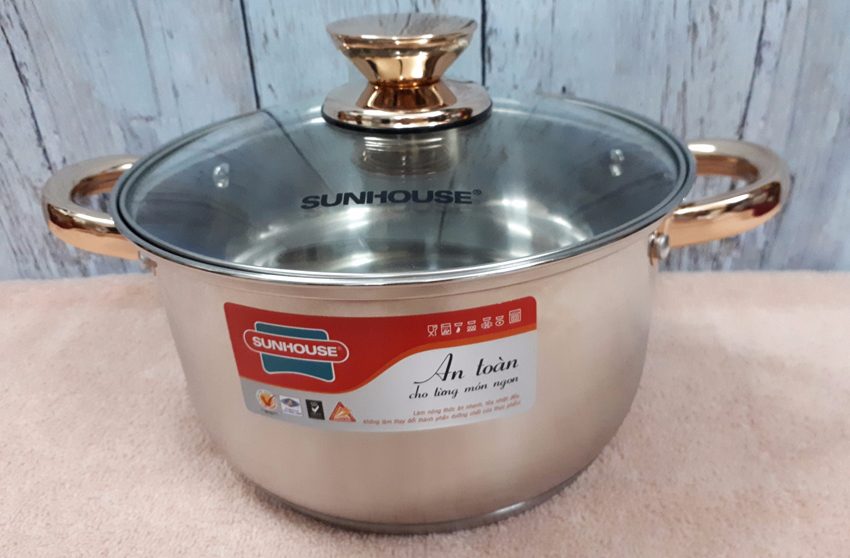 Nồi Inox 5 đáy Sunhouse SHG24220 - Hàng chính hãng