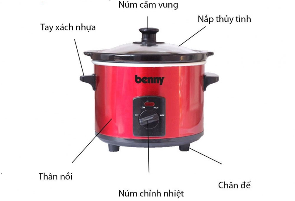 Nồi hầm Benny BSL-35A - Hàng chính hãng