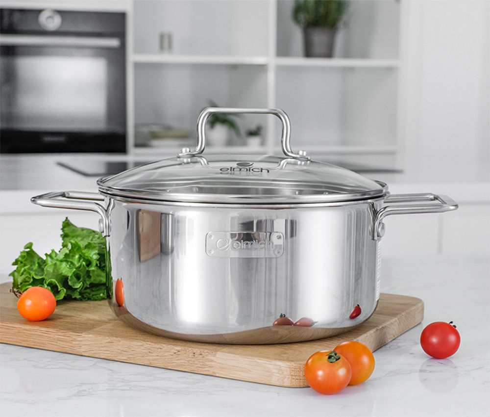 Nồi inox liền khối Elmich Trimax XR EL-3839 size 16cm - Hàng chính hãng