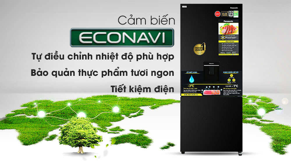 Tủ lạnh Panasonic 377 lít NR-BX421GPKV - Hàng chính hãng