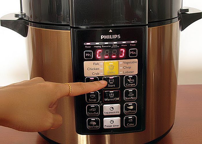 Nồi áp suất điện tử Philips HD2139 - Hàng chính hãng