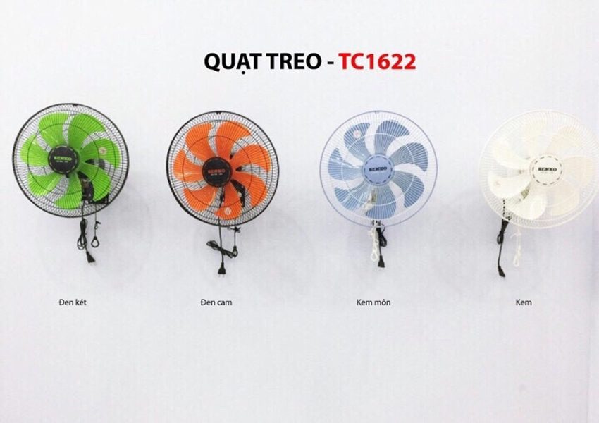 Quạt treo tường Senko TC1622 - Hàng chính hãng