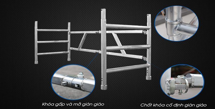 Thang giàn giáo lớn Nikawa JSJ-6 - Hàng chính hãng
