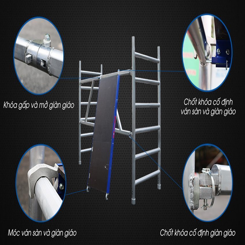Thang giàn giáo lớn Nikawa JSJ-6 - Hàng chính hãng