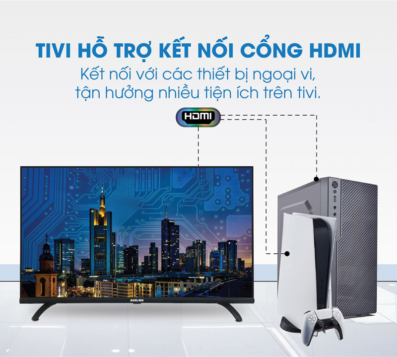 Tivi Darling 32 inch 32HD964T2 - Hàng chính hãng
