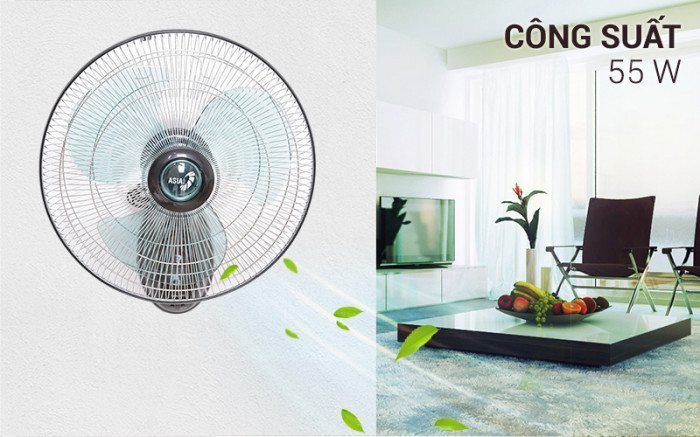 Quạt treo tường Asia L16012 - Hàng chính hãng