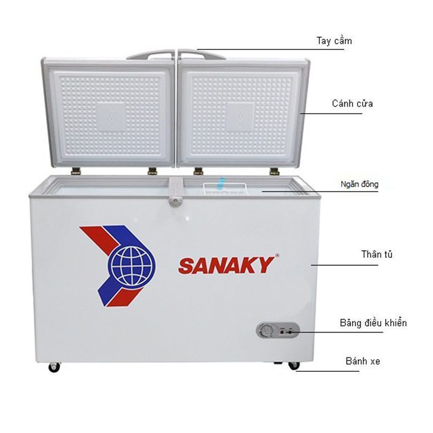 Tủ đông Sanaky VH-568HY2 - Hàng chính hãng