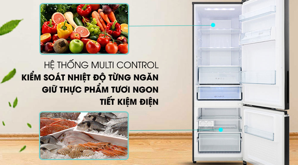 Tủ lạnh Panasonic inverter 322 lít NR-BV360GKVN - Hàng chính hãng