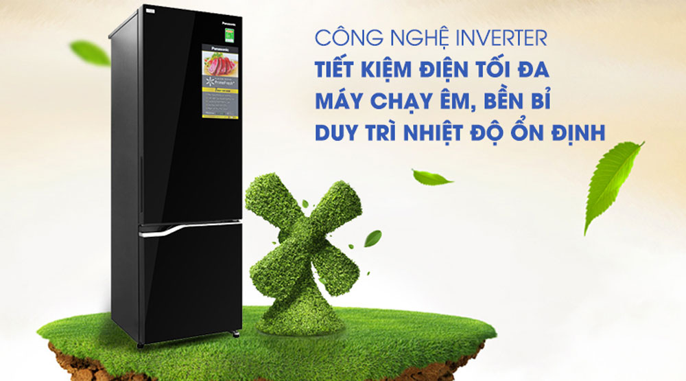 Tủ lạnh Panasonic inverter 322 lít NR-BV360GKVN - Hàng chính hãng