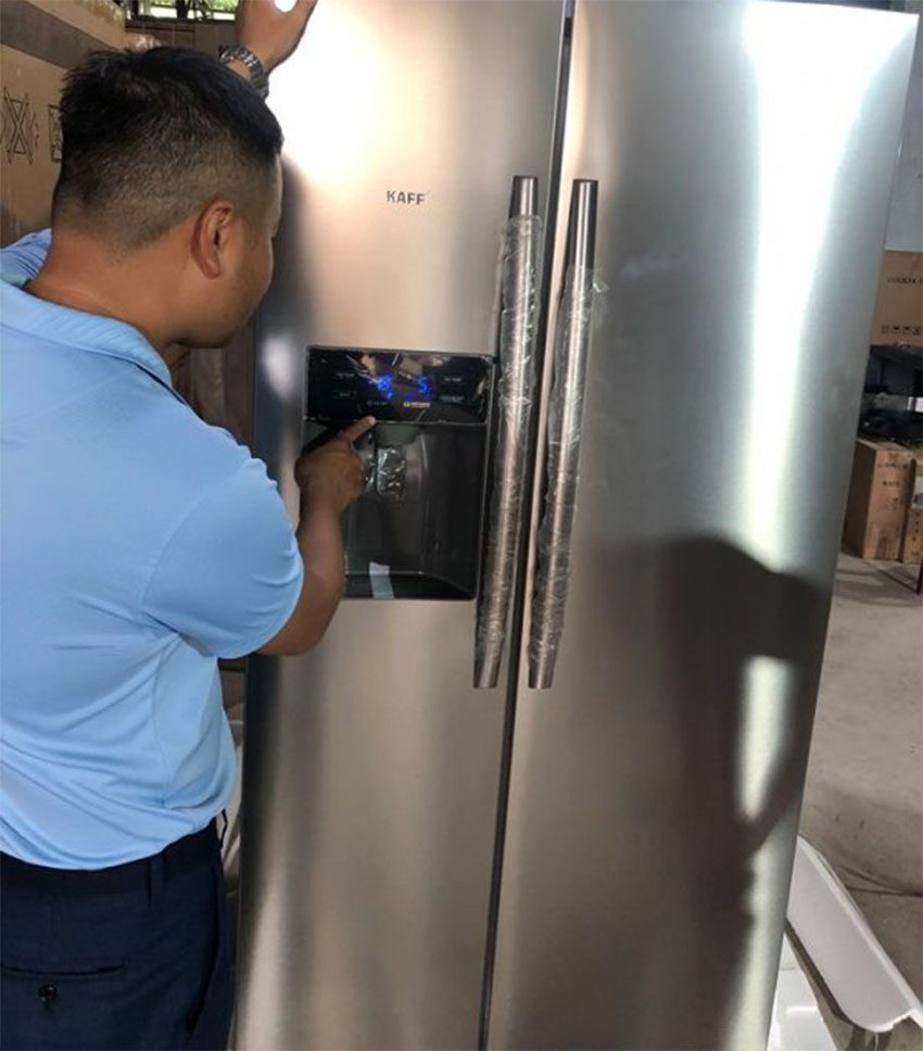 Tủ lạnh Side By Side Kaff KF-SBS600BWT - Hàng chính hãng