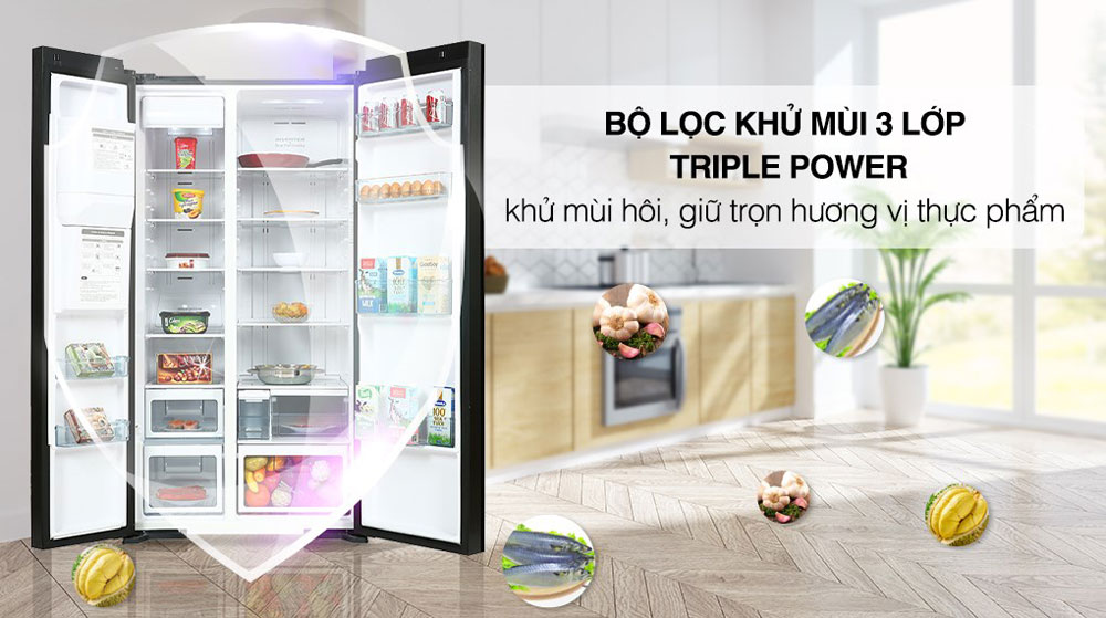 Tủ lạnh Hitachi Inverter R-SX800GPGV0 GBK 573 lít  - Hàng chính hãng