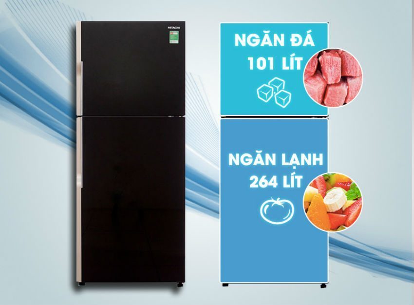 Tủ lạnh Hitachi R-VG440PGV3 - Hàng chính hãng