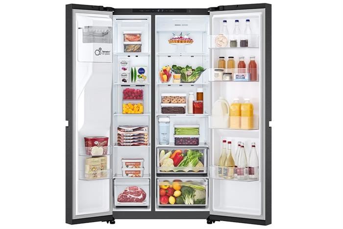 Tủ lạnh LG Inverter 641 lít Side By Side LSI63BLMA - Hàng chính hãng