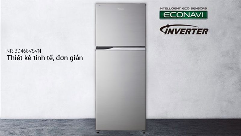 Tủ lạnh Panasonic NR-BD468VSVN - Hàng chính hãng