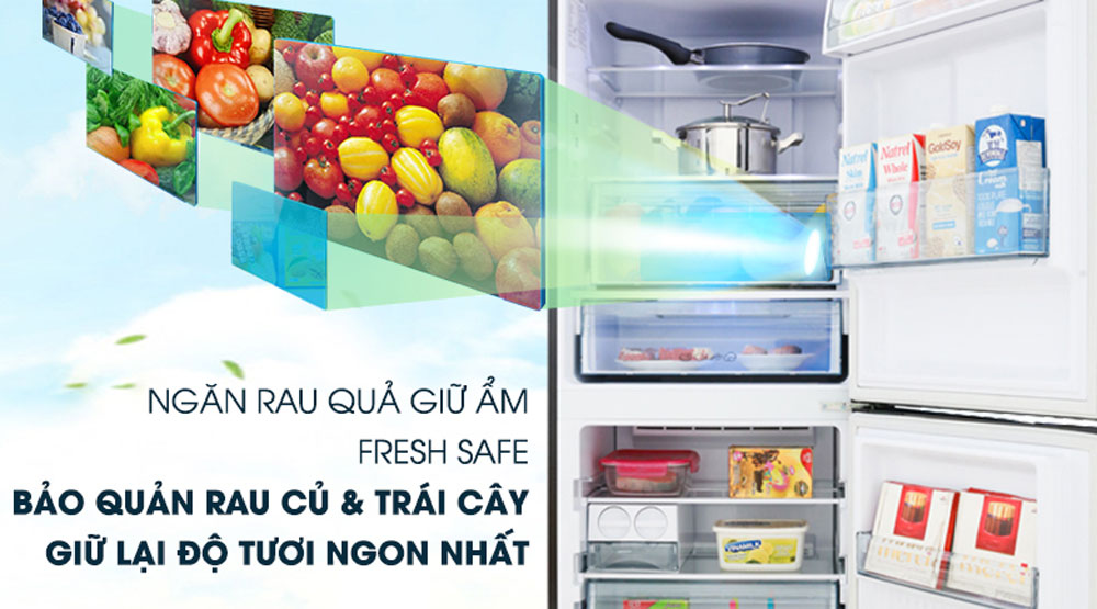 Tủ lạnh Panasonic NR-SV280BPKV ( 255 lít) - Hàng chính hãng