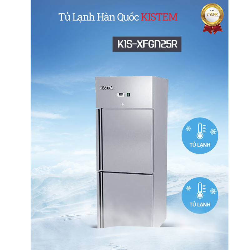 Tủ lạnh 2 cửa Kistem KIS-XFGN25R - Hàng chính hãng