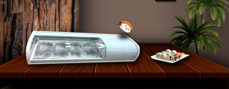 Tủ trưng bày Sushi Berjaya BJY-SUSHI-132L - Hàng chính hãng