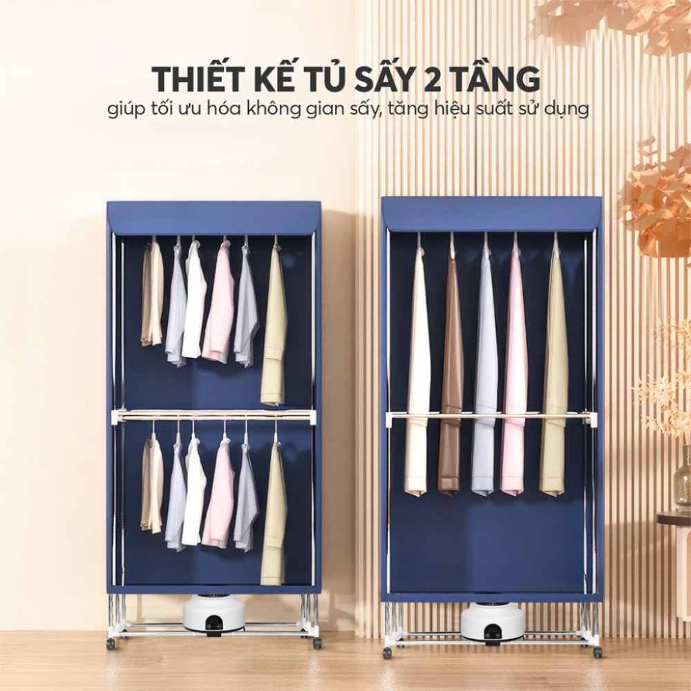 Tủ sấy quần áo Elmich CDE-8641 - Hàng chính hãng