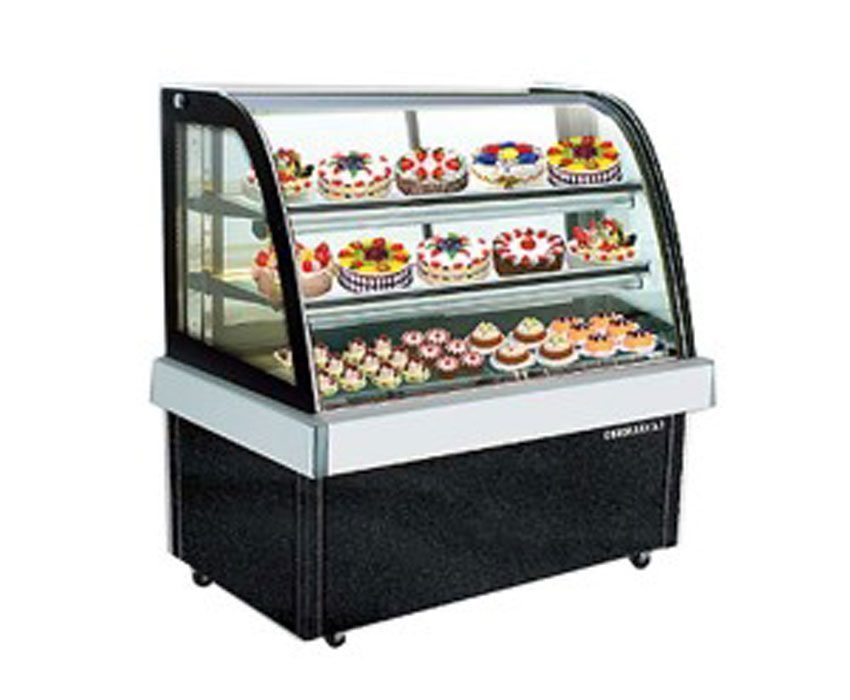 Tủ trưng bày bánh kiếng cong 1m2 Berjaya CCS12SB13-2FB - Hàng chính hãng