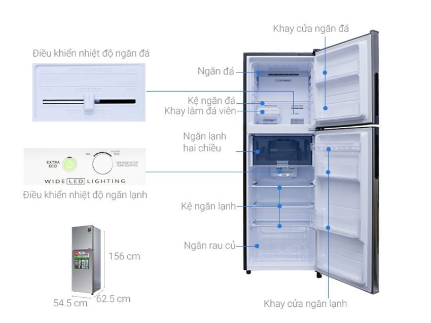 Tủ Lạnh Inverter Sharp SJ-X251E-SL - Hàng chính hãng