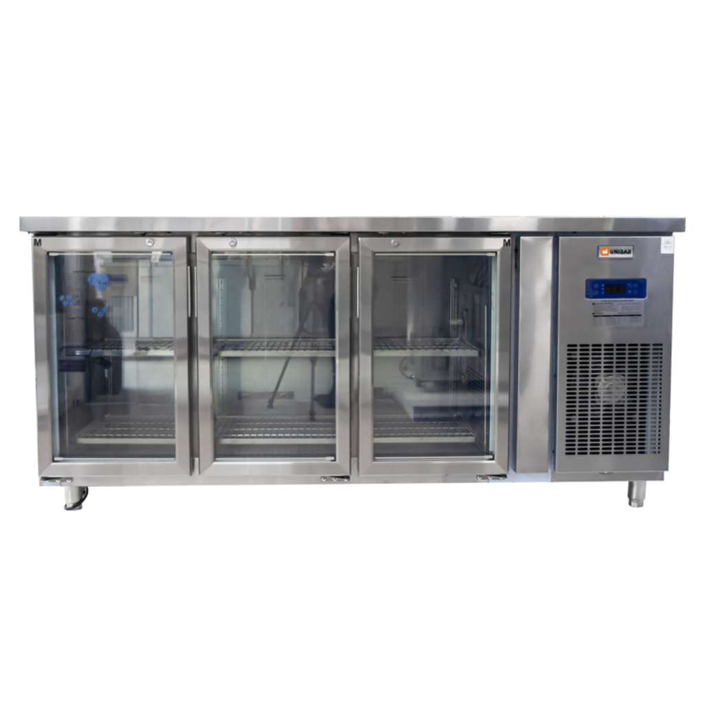 Bàn mát 3 cánh kính Unibar UB-3MK1875 - Hàng chính hãng